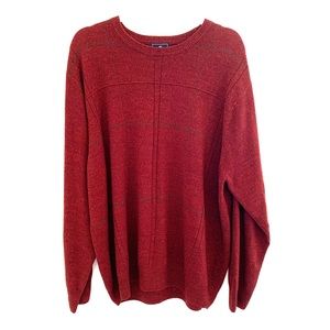 Dockers sweater Deep rust orange grey acce…